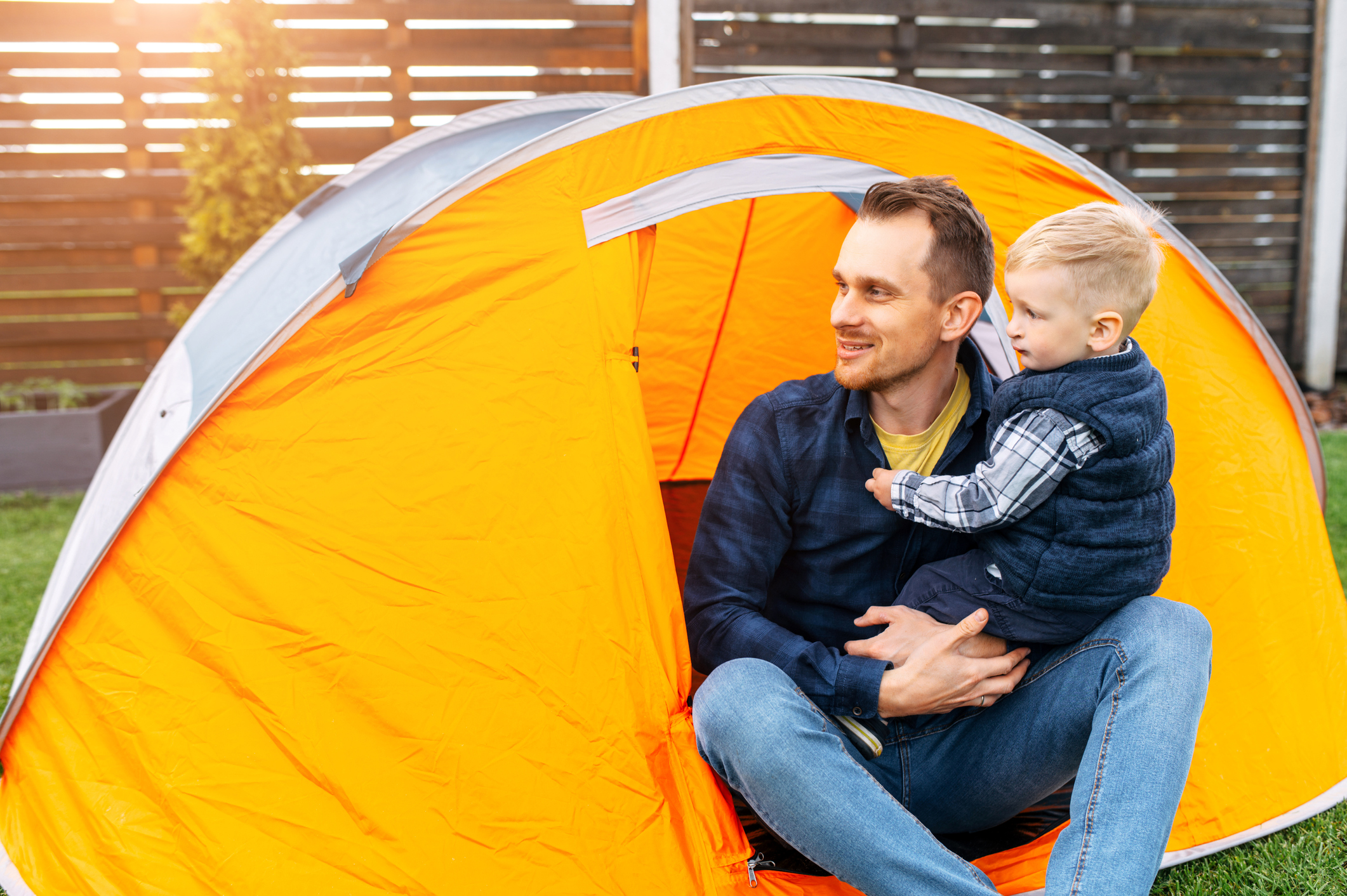 How to Camp in Your Backyard Front Door Blog by Hayden Homes