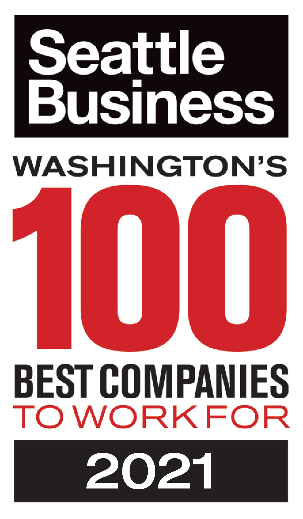 Seattle Business 100 Best companies to work for 2021